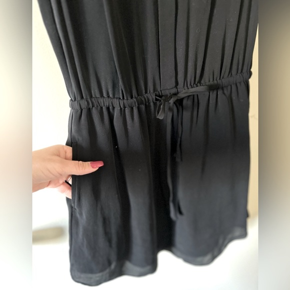 Aritzia Babaton 100% silk mini dress - black size XS - Picture 6 of 6